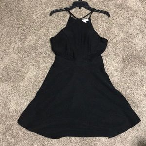 HONEY AND ROSIE BLACK MINI DRESS W/ MESH!
